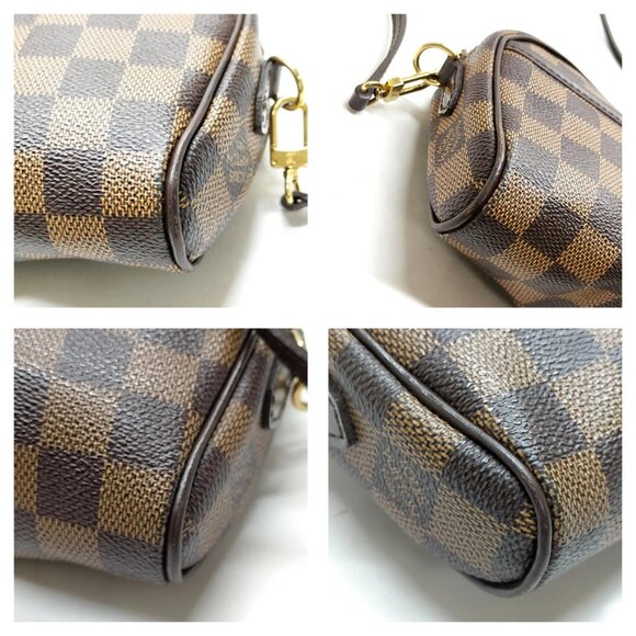 Authentic Louis Vuitton Pochette Ipanema Brown Damier Shoulder Bag mn776-112925 - Picture 6 of 16